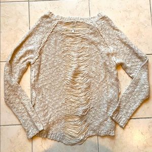 Ribbed Back Super Soft Sweater (S)